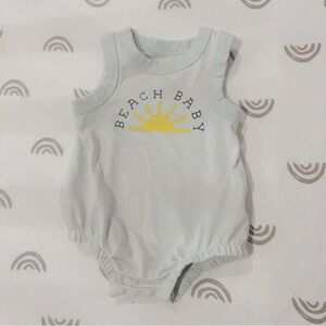 newborn beach baby onesie